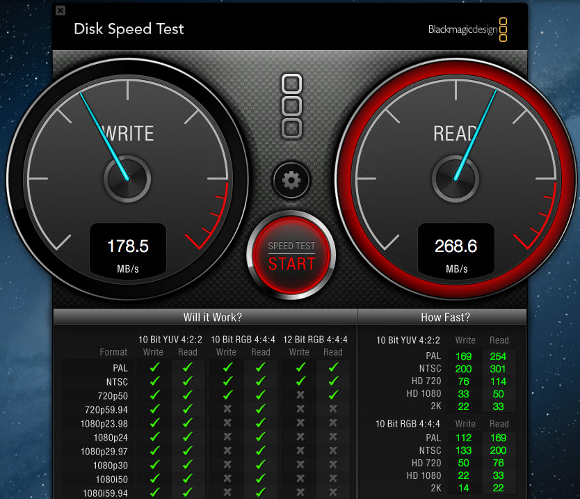 blackmagic design disk speed test download